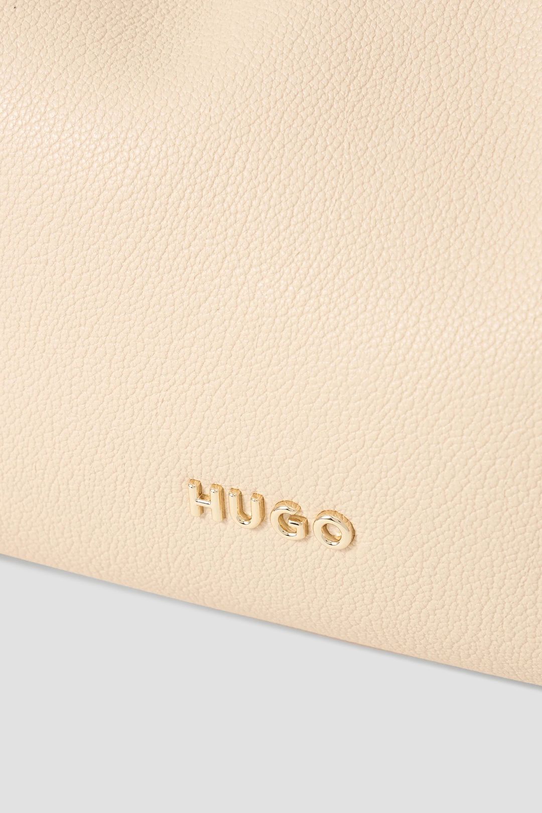 Hobo kabelka se zlatým logem - Open White