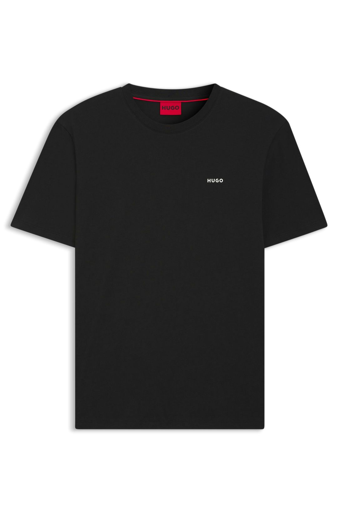 Bavlněné tričko s potiskem loga - Black