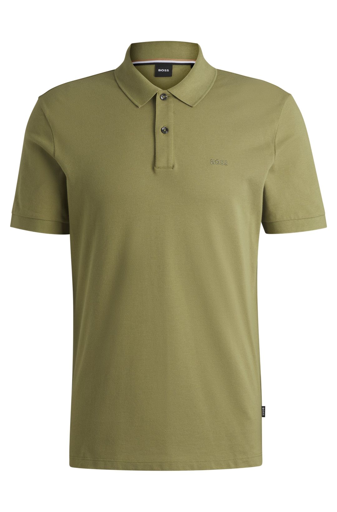 Polotričko Pallas z bavlněného piké s logovými detaily - Medium Green