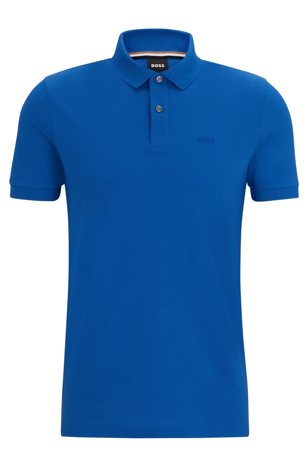Polokošile Pallas z bavlněného piké s logovými detaily - Medium Blue