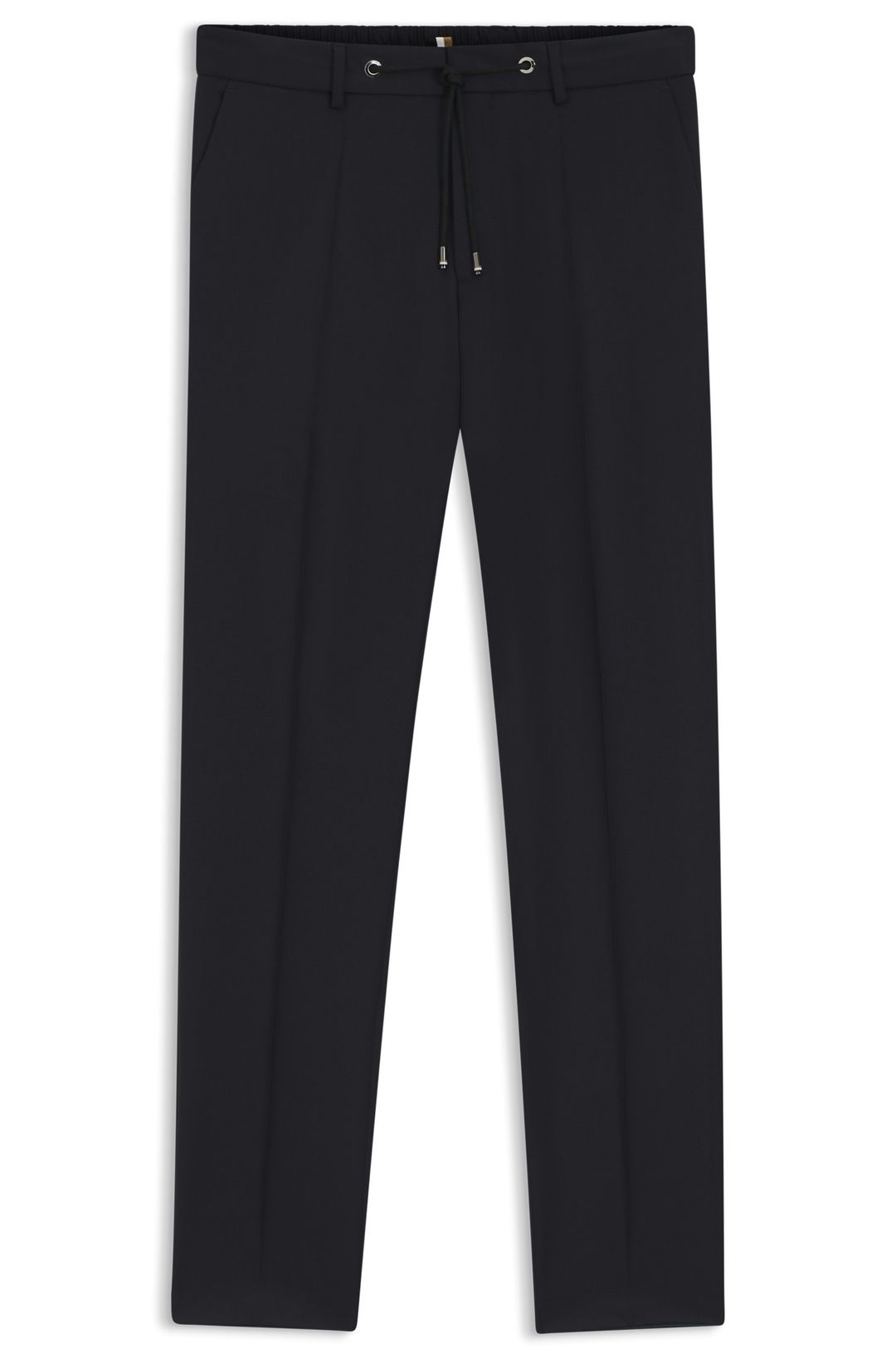 Kalhoty BOSS ONE slim fit z panenské vlny serge - Dark Blue