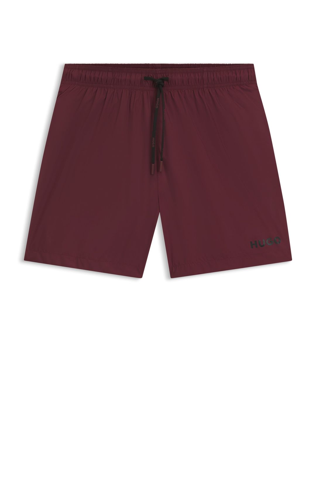 Rychleschnoucí plavecké šortky s potiskem loga - Dark Red