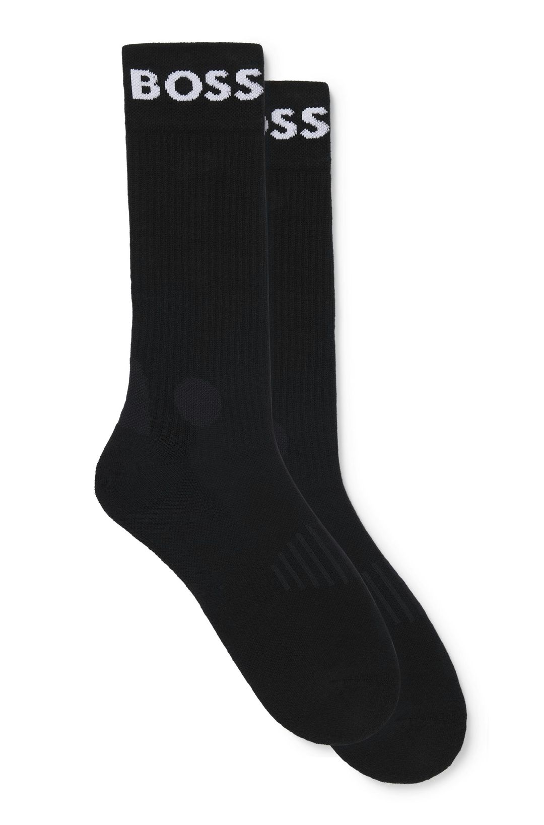 Dvojbalení ponožek standardní délky z pružné tkaniny - Black
