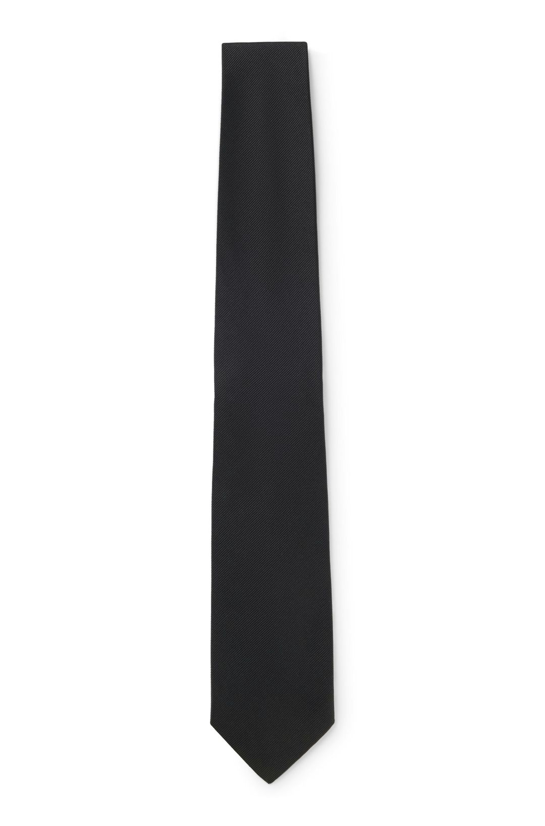 Formální kravata z hedvábného žakáru - Black