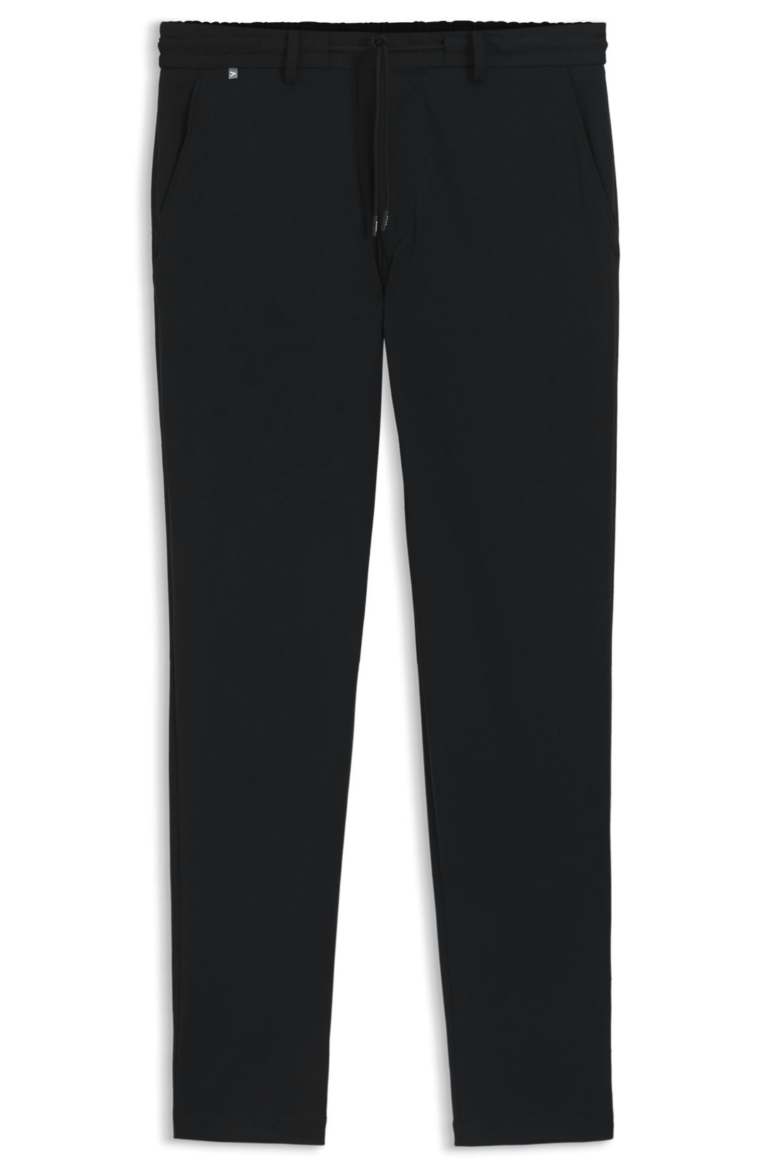 Kalhoty Dressletic slim fit z pratelného strečového žerzeje - Black