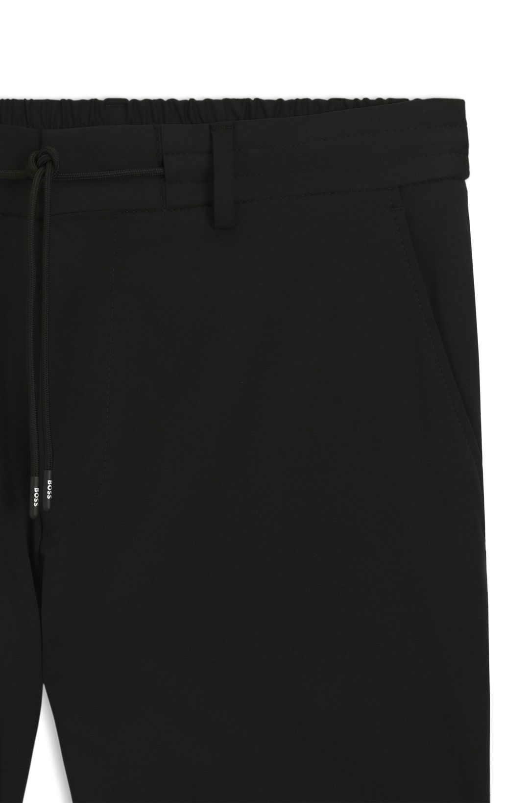 Kalhoty Dressletic slim fit z pratelného strečového žerzeje - Black