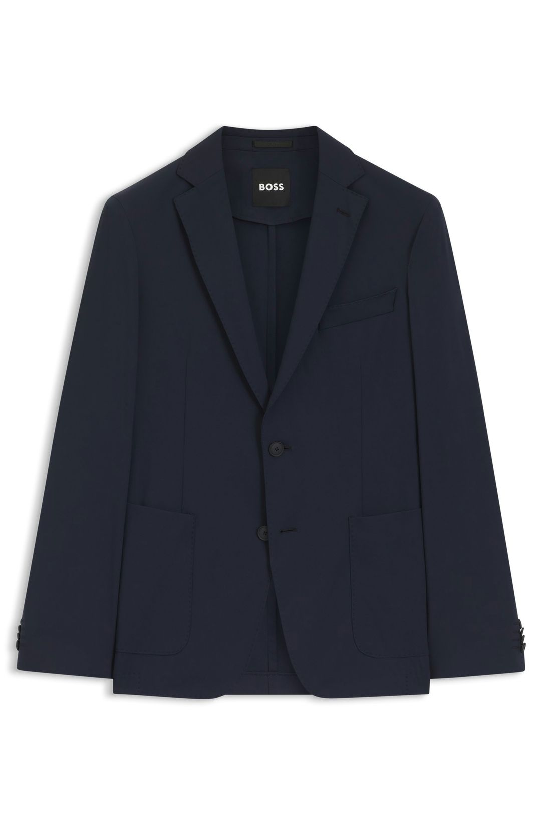 Sako slim fit z funkčního strečového žerzeje - Dark Blue
