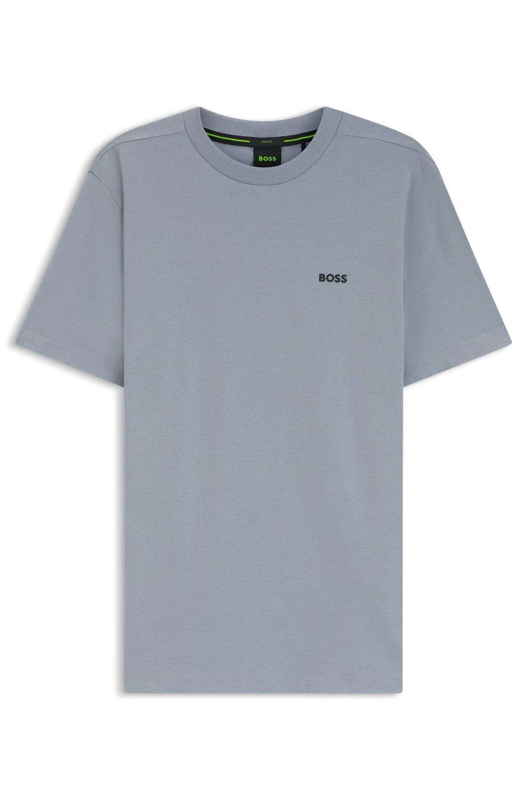 Tričko z elastické bavlny s logem - Dark Grey