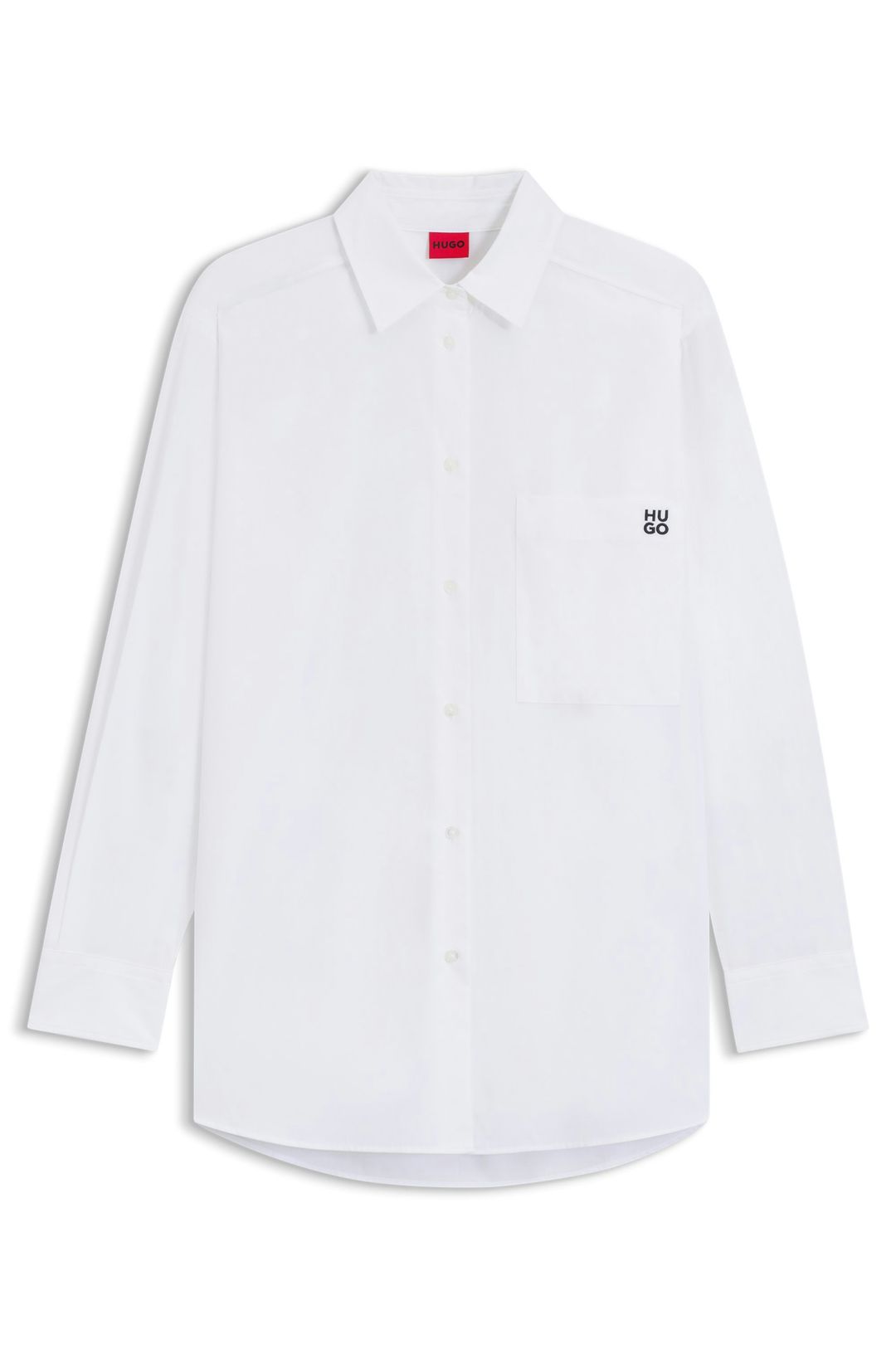 The Oversize Shirt 10251197 01 - White