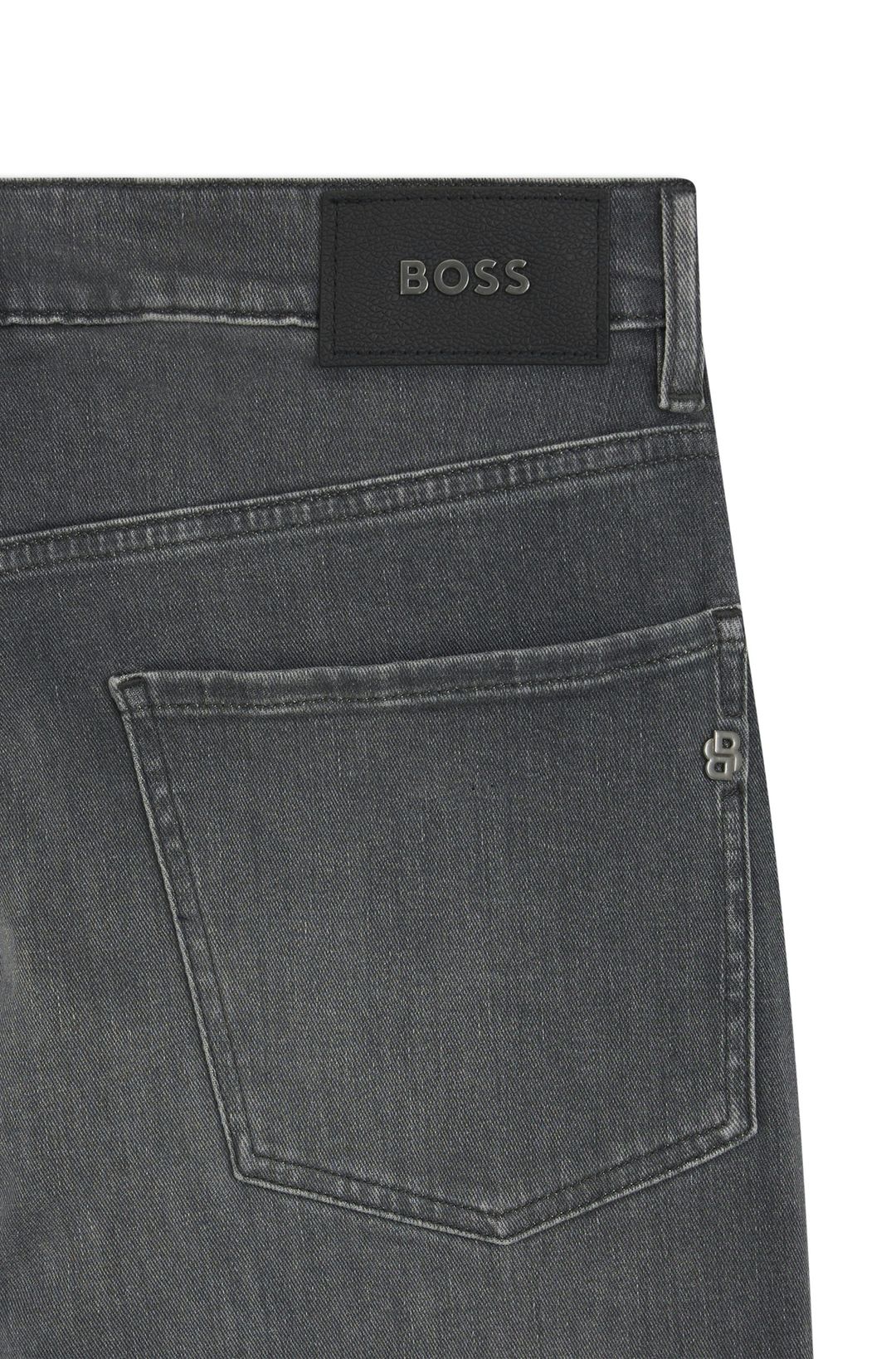 Džíny Maine regular fit z šedého strečového denimu - Medium Grey