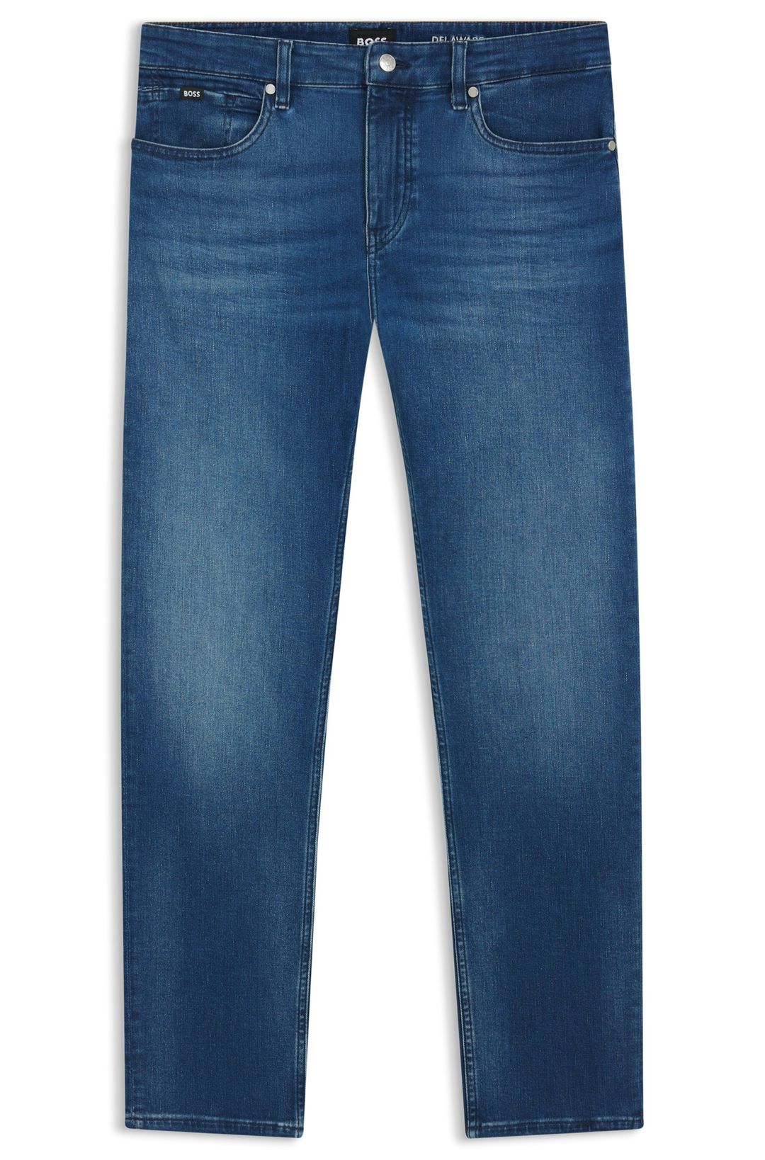 Džíny Delaware slim fit z modrého strečového denimu - Medium Blue