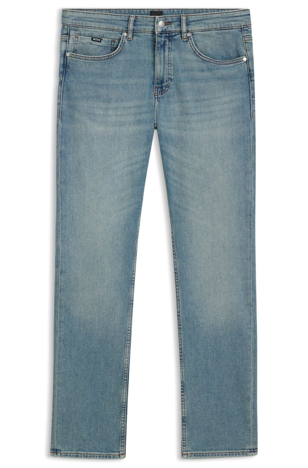Džíny Delaware slim fit z modrého pohodlného strečového denimu - Bright Blue