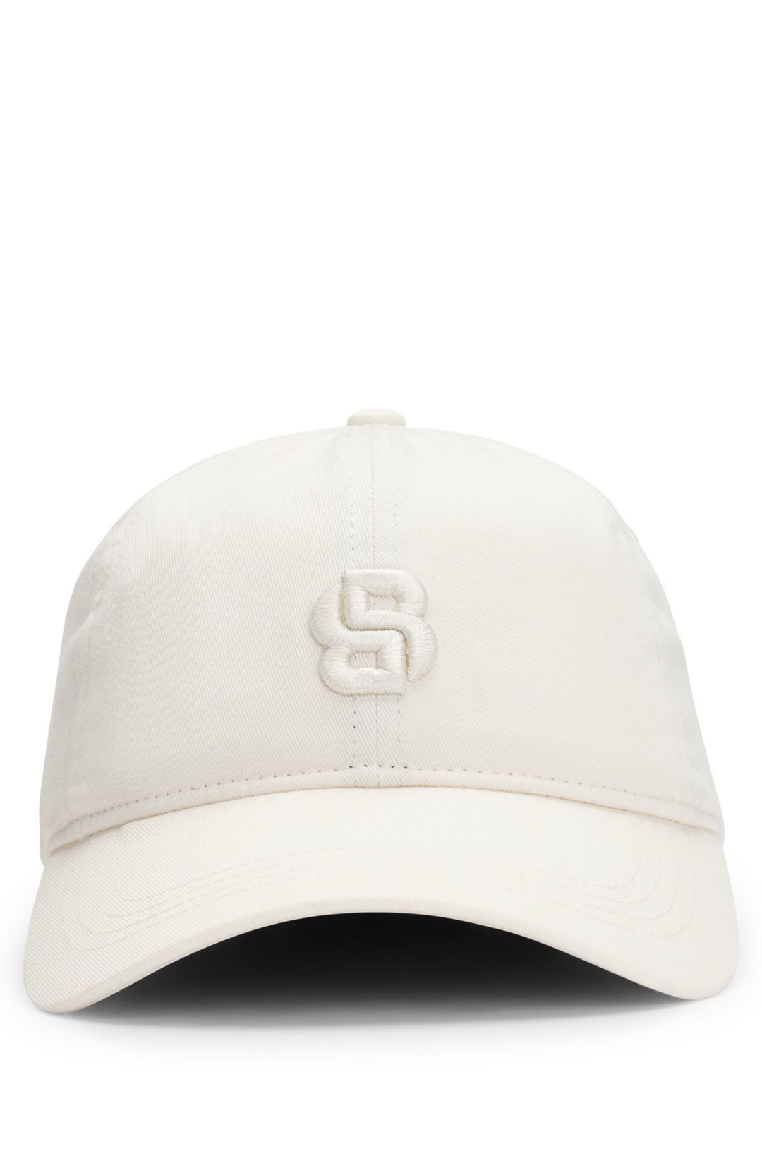 Bavlněná čepice s vyšívaným monogramem Double B