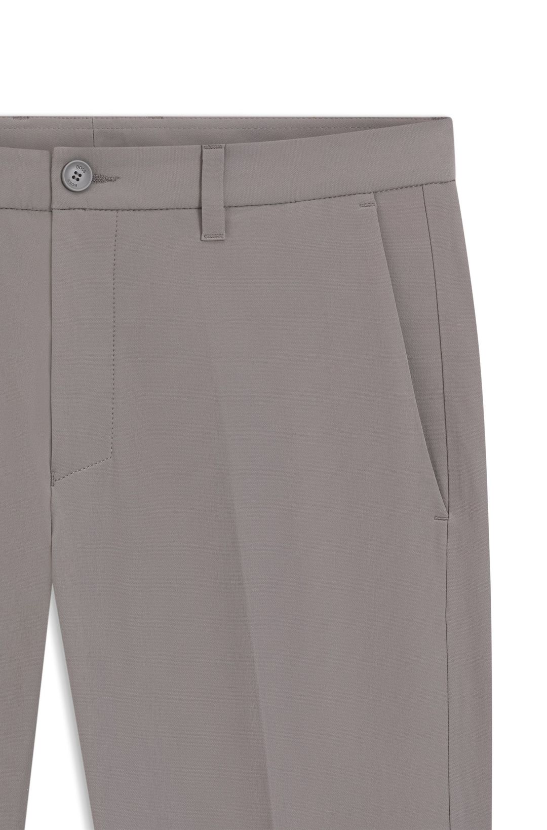 Technické kalhoty slim střihu se čtyřsměrným strečem - Open Grey