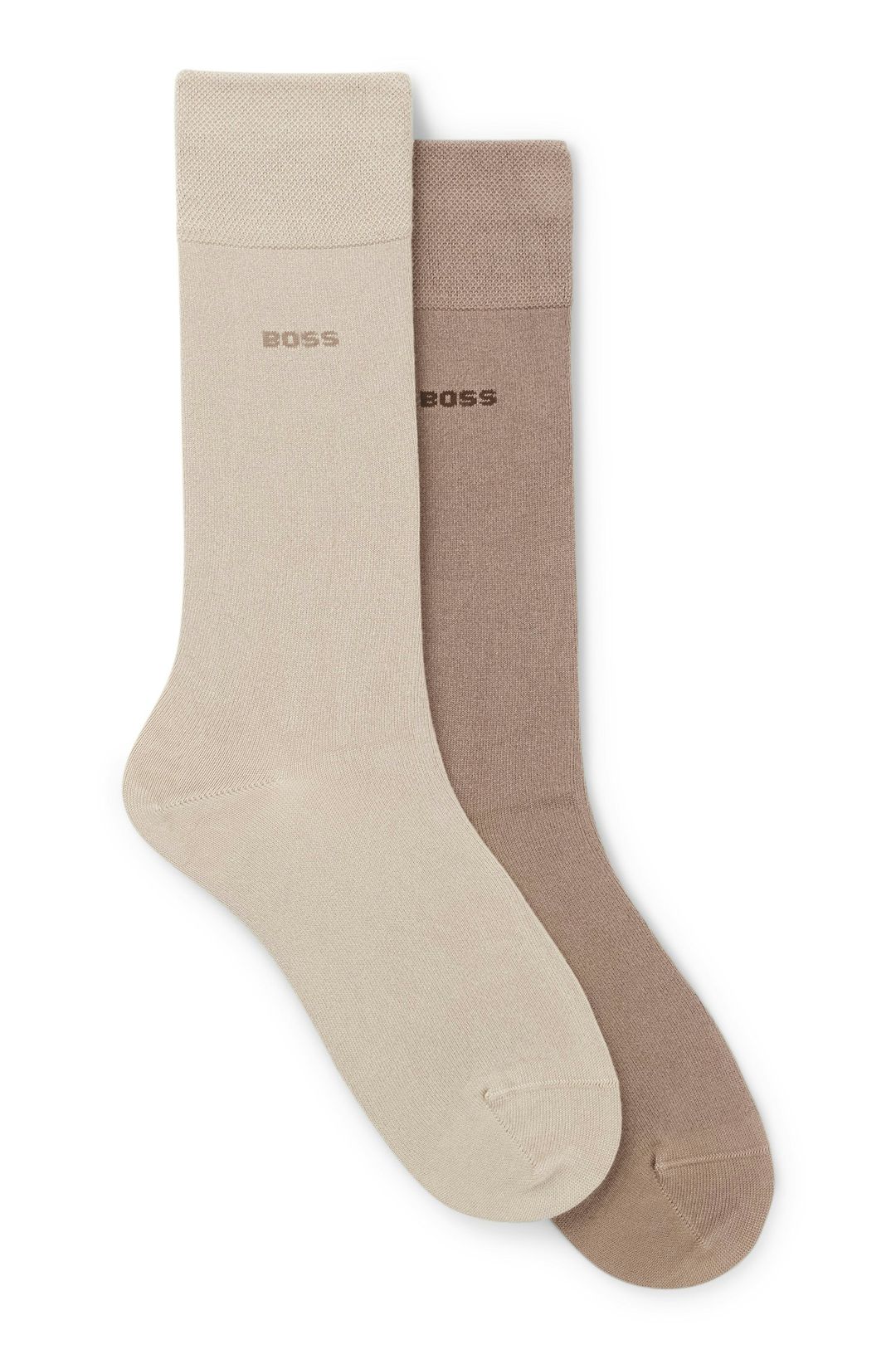Dvojbalení ponožek z bambusové směsi standardní délky - Open Brown