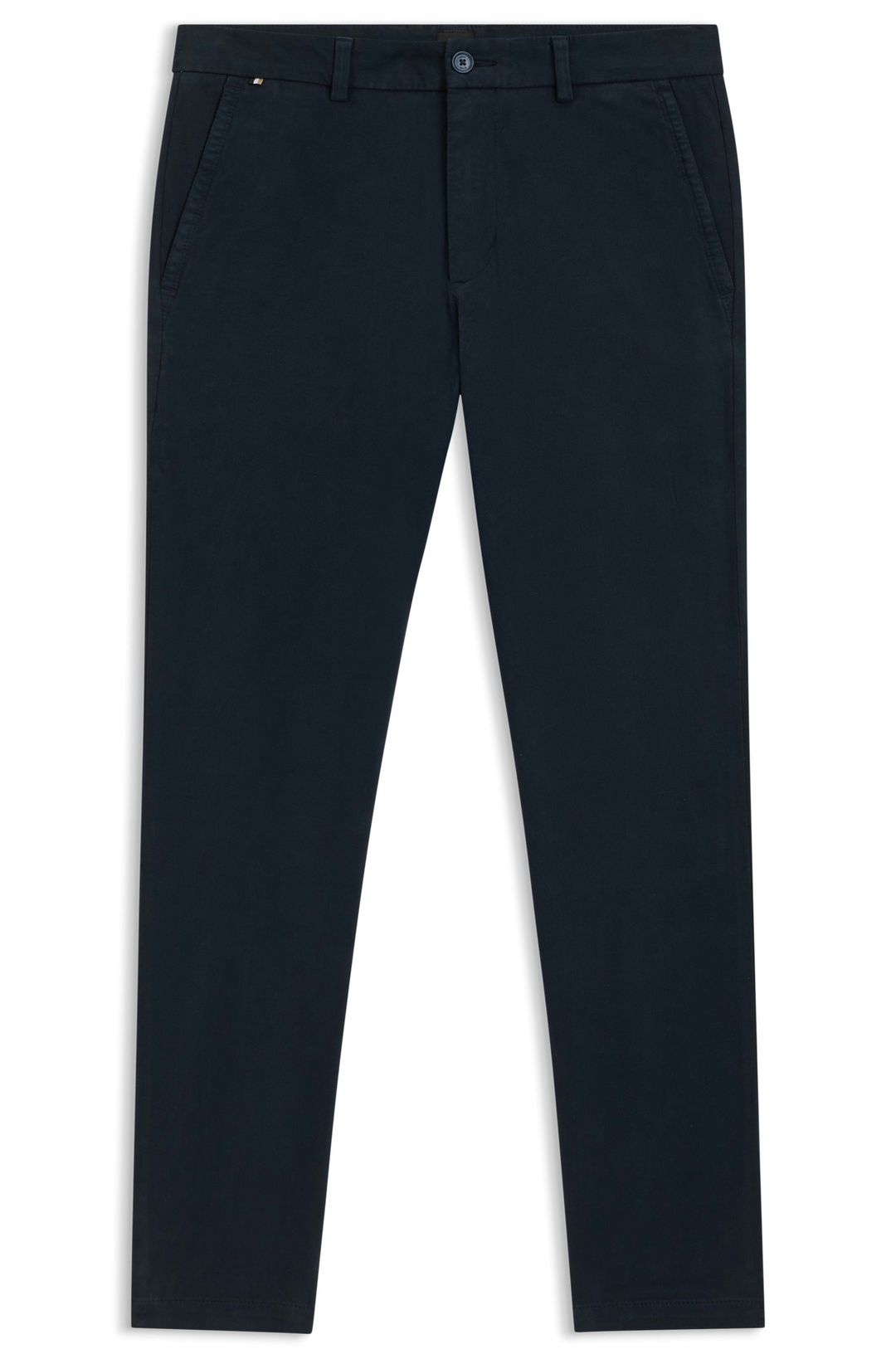 Kalhoty slim fit ze strečového bavlněného gabardénu - Dark Blue