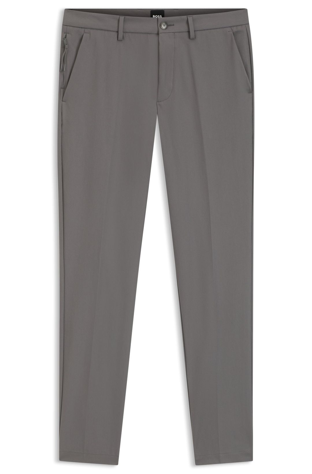 Kalhoty slim fit z kepru z bavlněné směsi