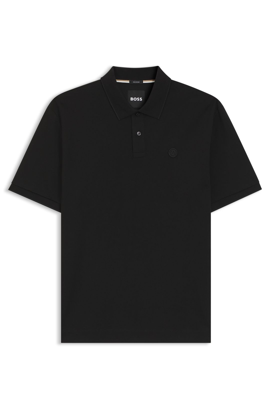 Piqué polokošile z bavlny s monogramem Double B