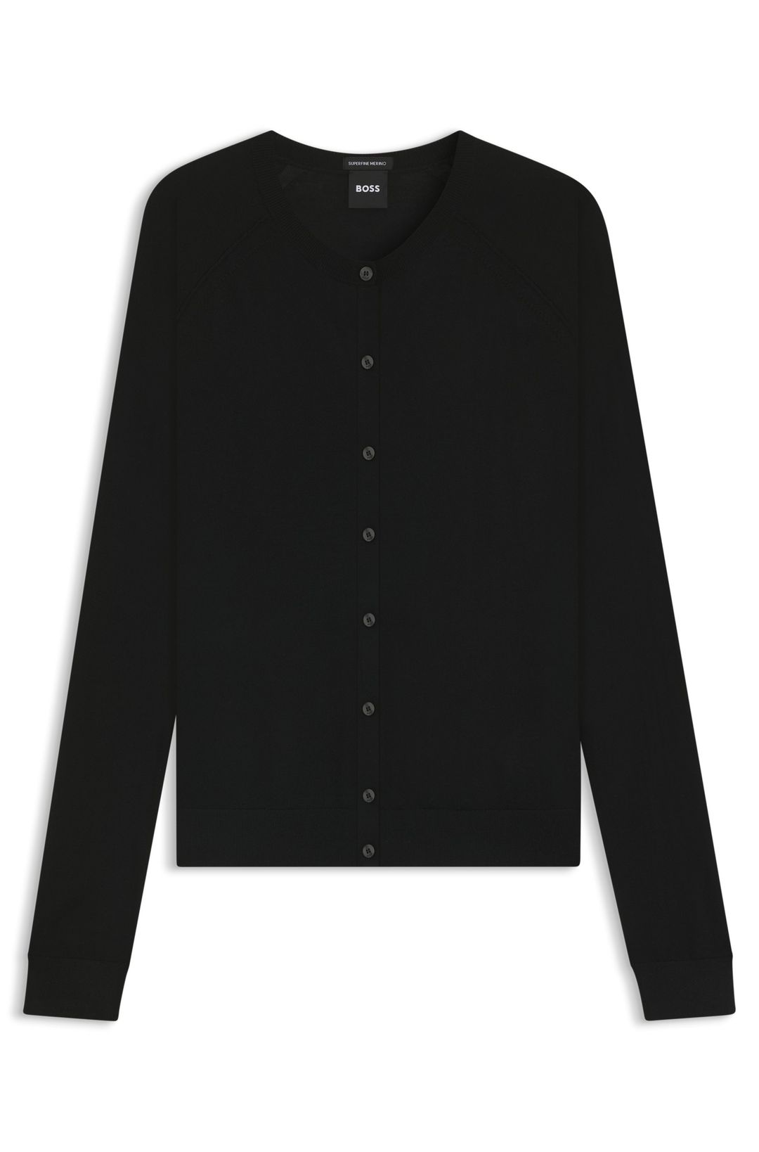 Superjemný kardigan z merino vlny - Black
