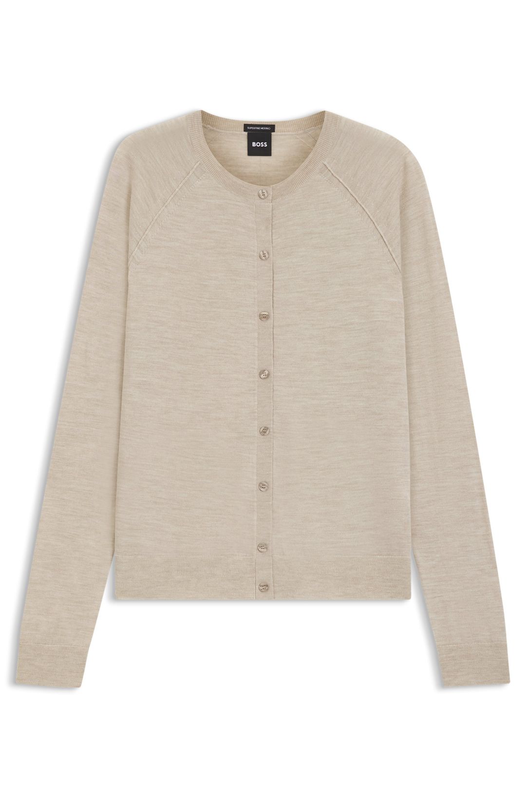 Superjemný kardigan z merino vlny - Light Beige