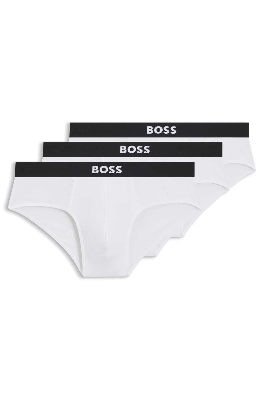 Balení tří boxerek s nízkým pasem z pružné bavlny - White