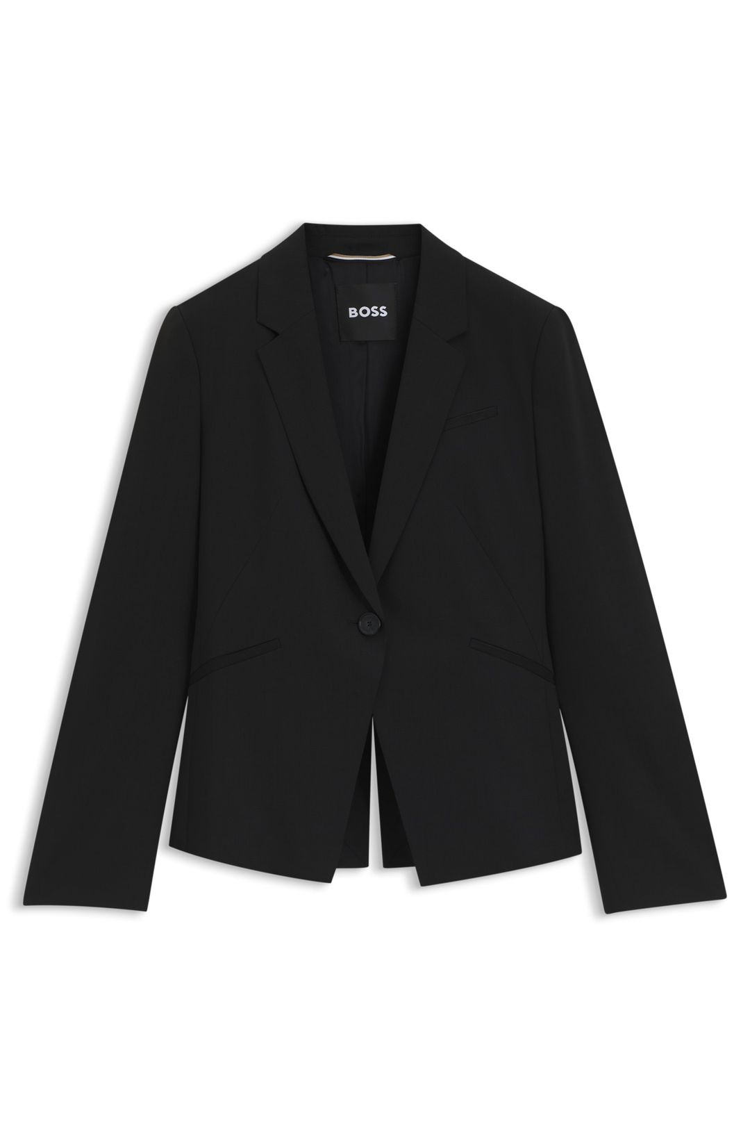 Úzký blazer z panenské vlny