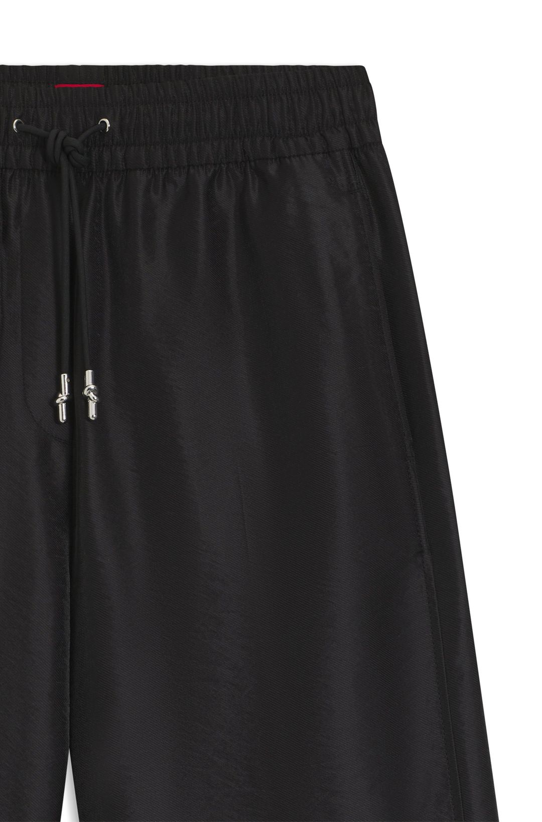 Kalhoty širokého střihu relaxed fit se stahovací šňůrkou v pase