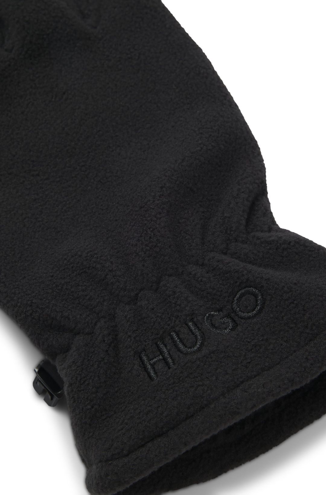 Fleece rukavice s dlaněmi z umělé semiše