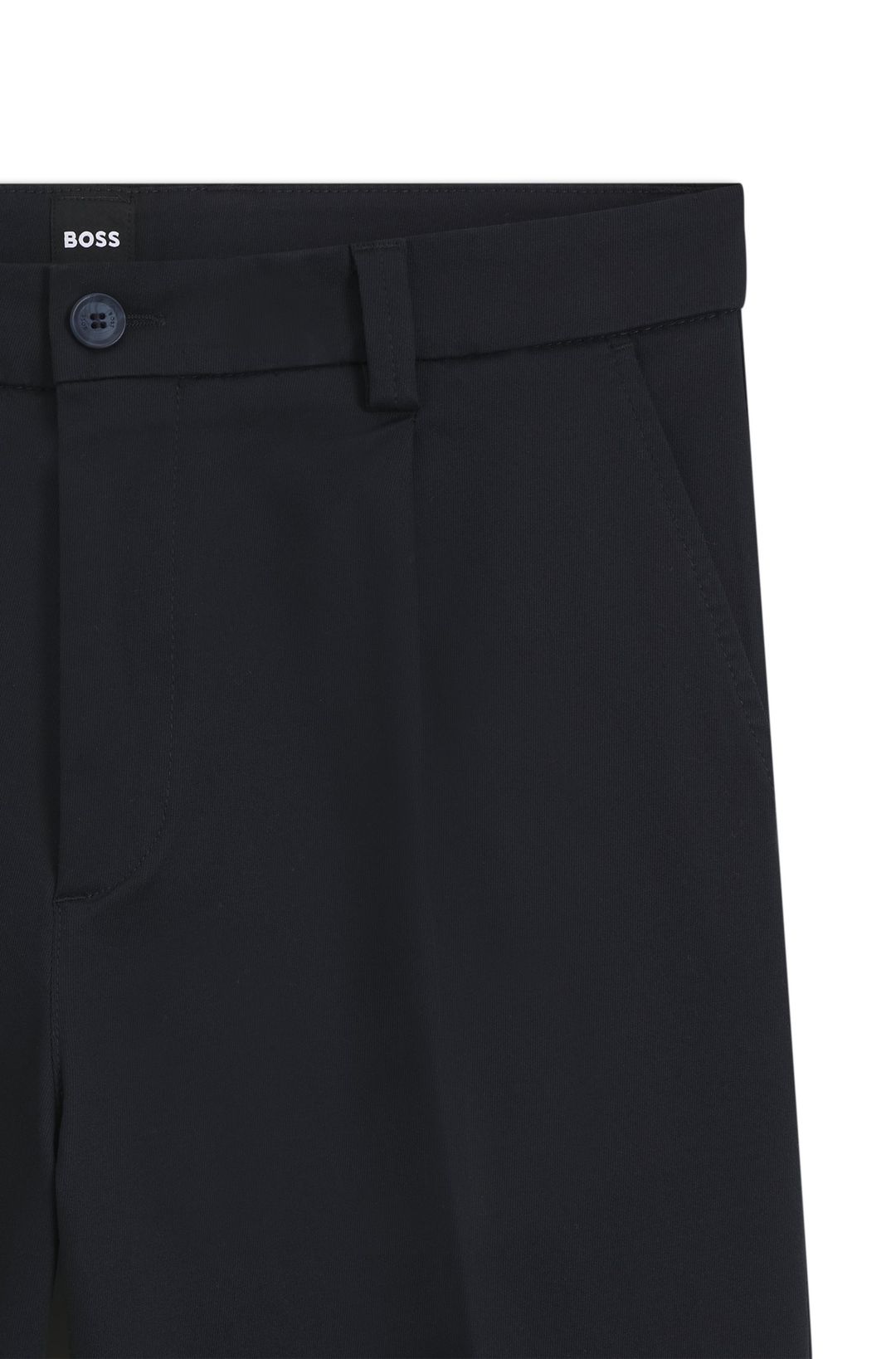 Tapered kalhoty ze strečového twillu - Dark Blue