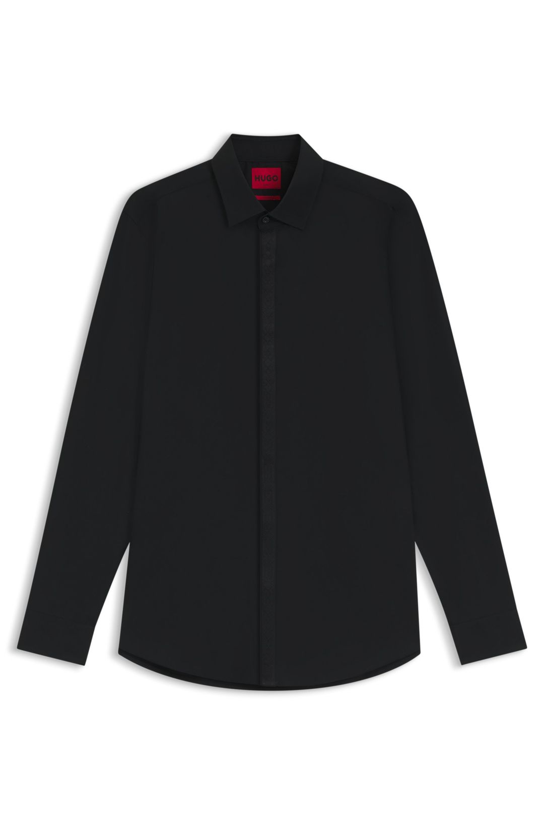 Košile slim fit z nemačkavého bavlněného popelínu