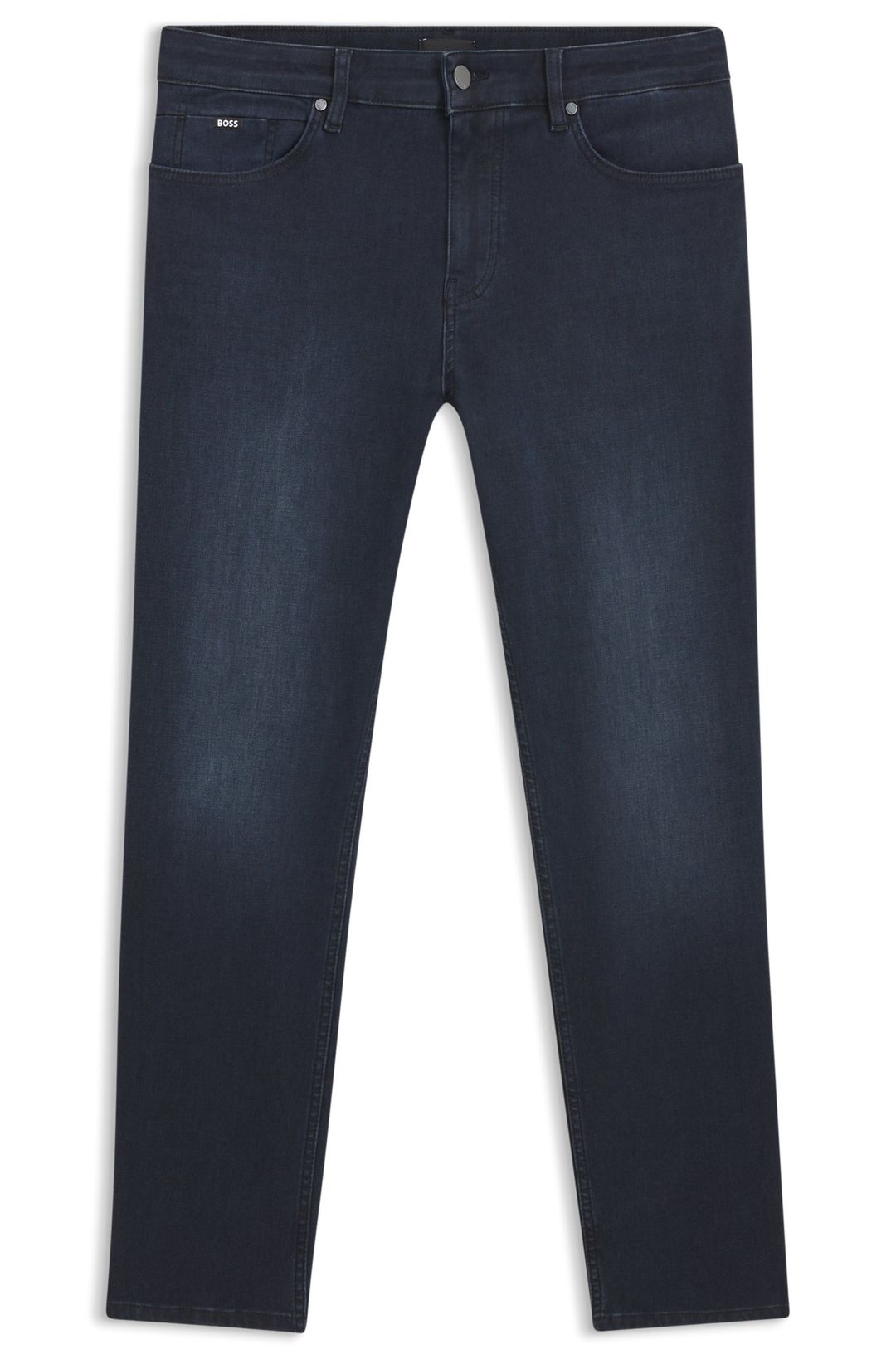 Džíny Maine regular fit z modrého pleteného denimu