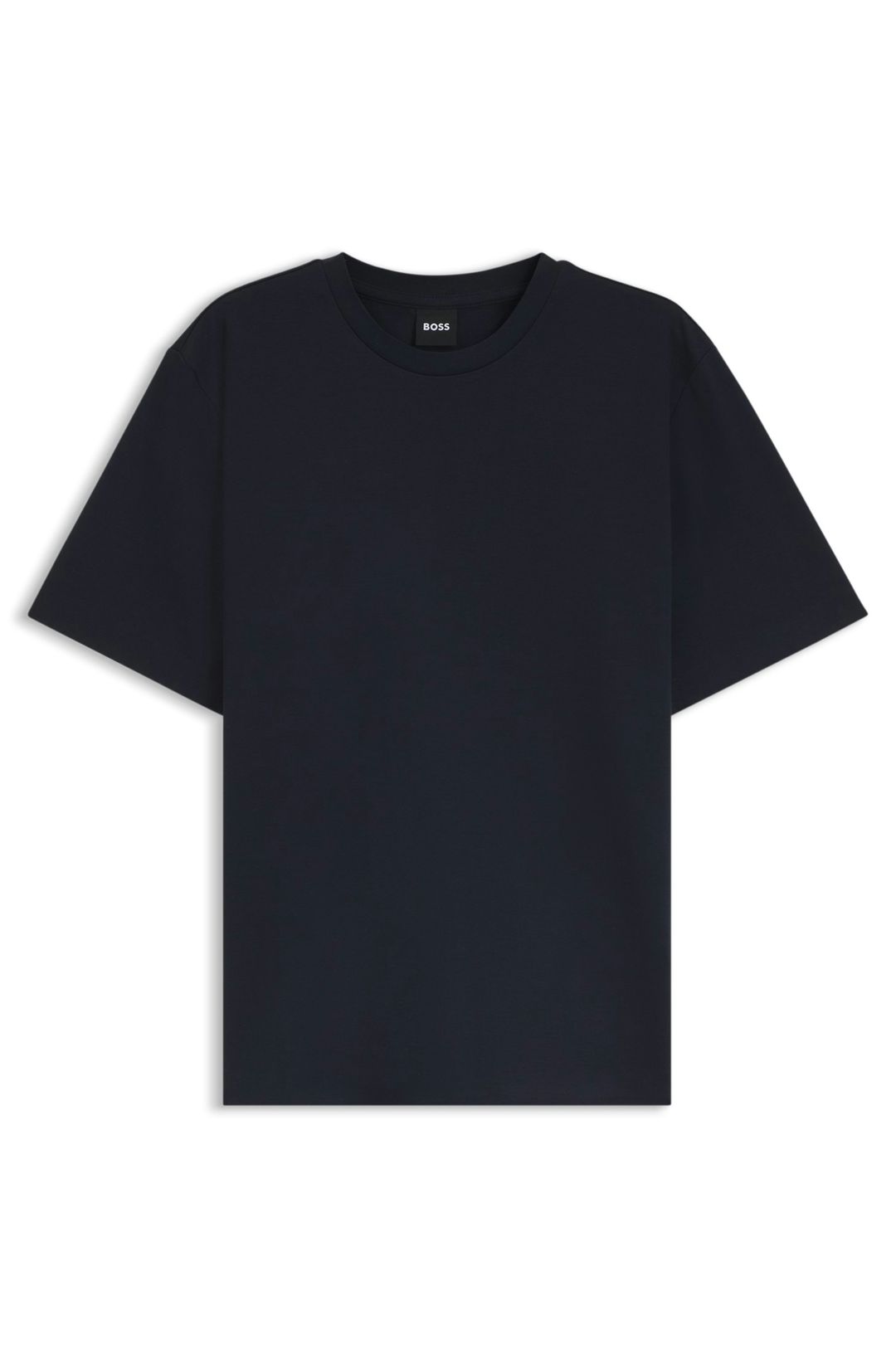 Tričko volného střihu z mercerizované bavlny - Dark Blue