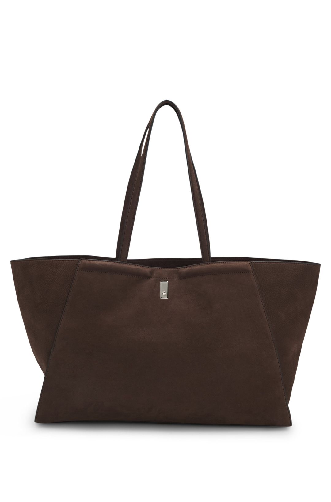 Shopper kabelka Ariell z nubuku s monogramem Double B