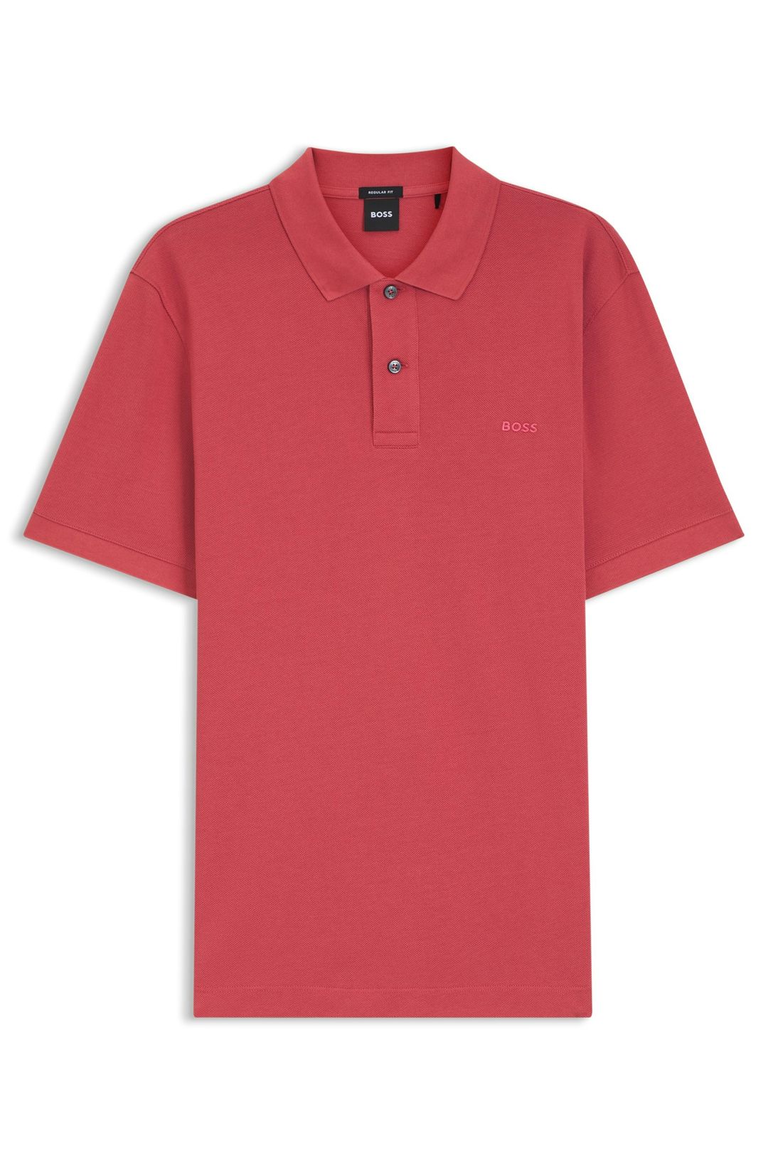 Polotričko Pallas z bavlněného piké s vyšívaným logem - Medium Red