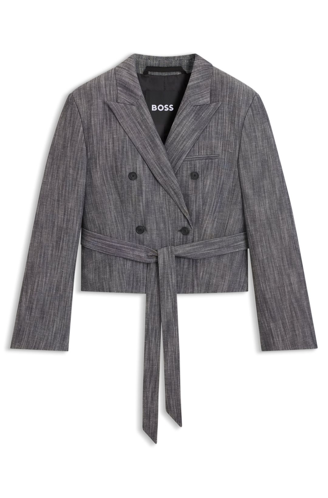 Sako regular střihu z mělanžového denimu