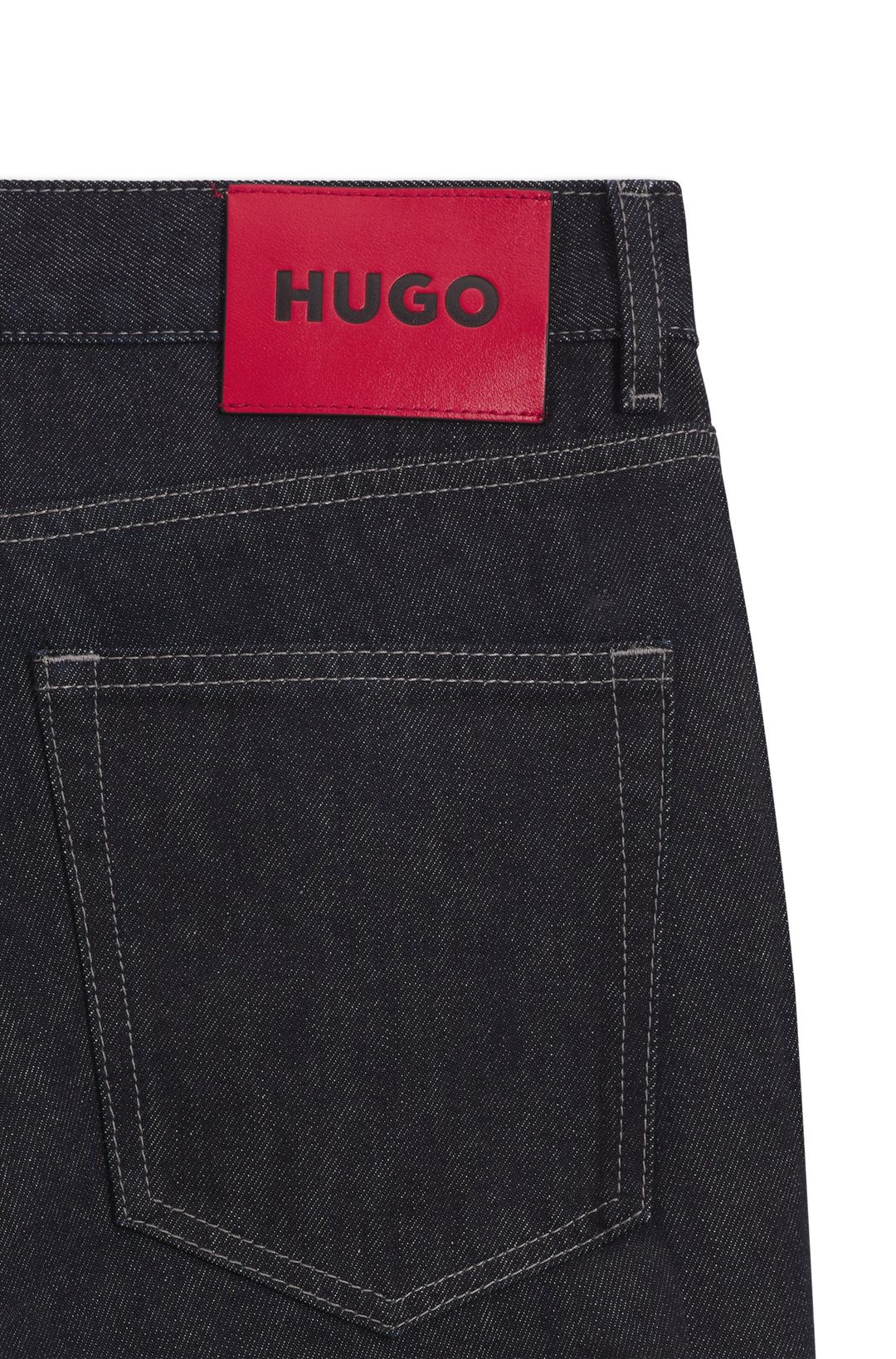 Džíny volného střihu z tmavě modrého denimu