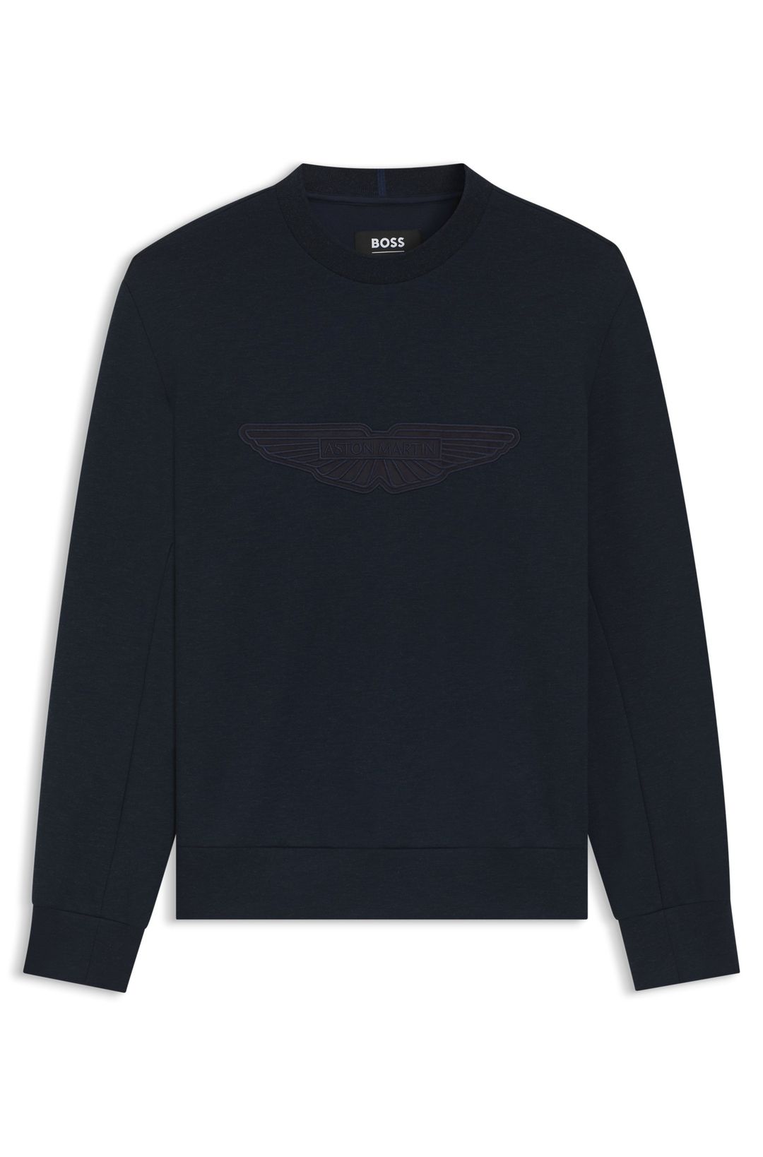 Mikina BOSS x ASTON MARTIN s detailem křídla - Dark Blue