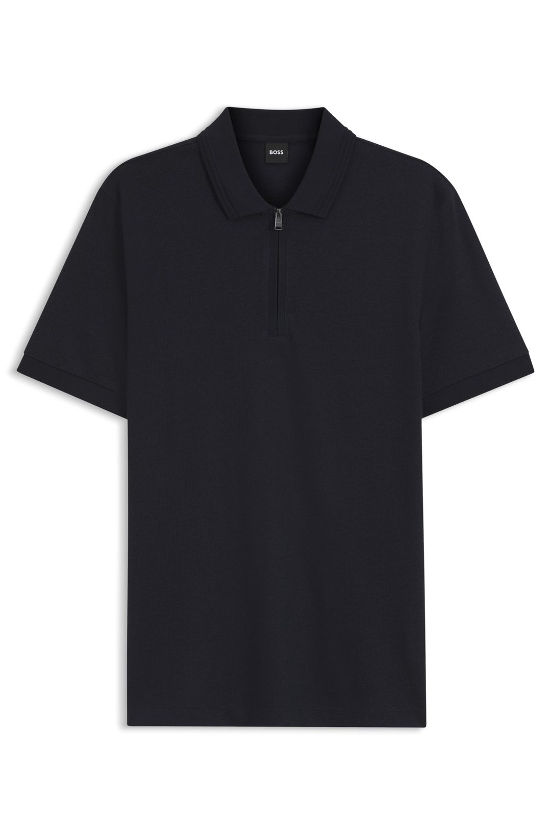 Polotričko z bavlněné směsi se zapínáním na zip - Dark Blue