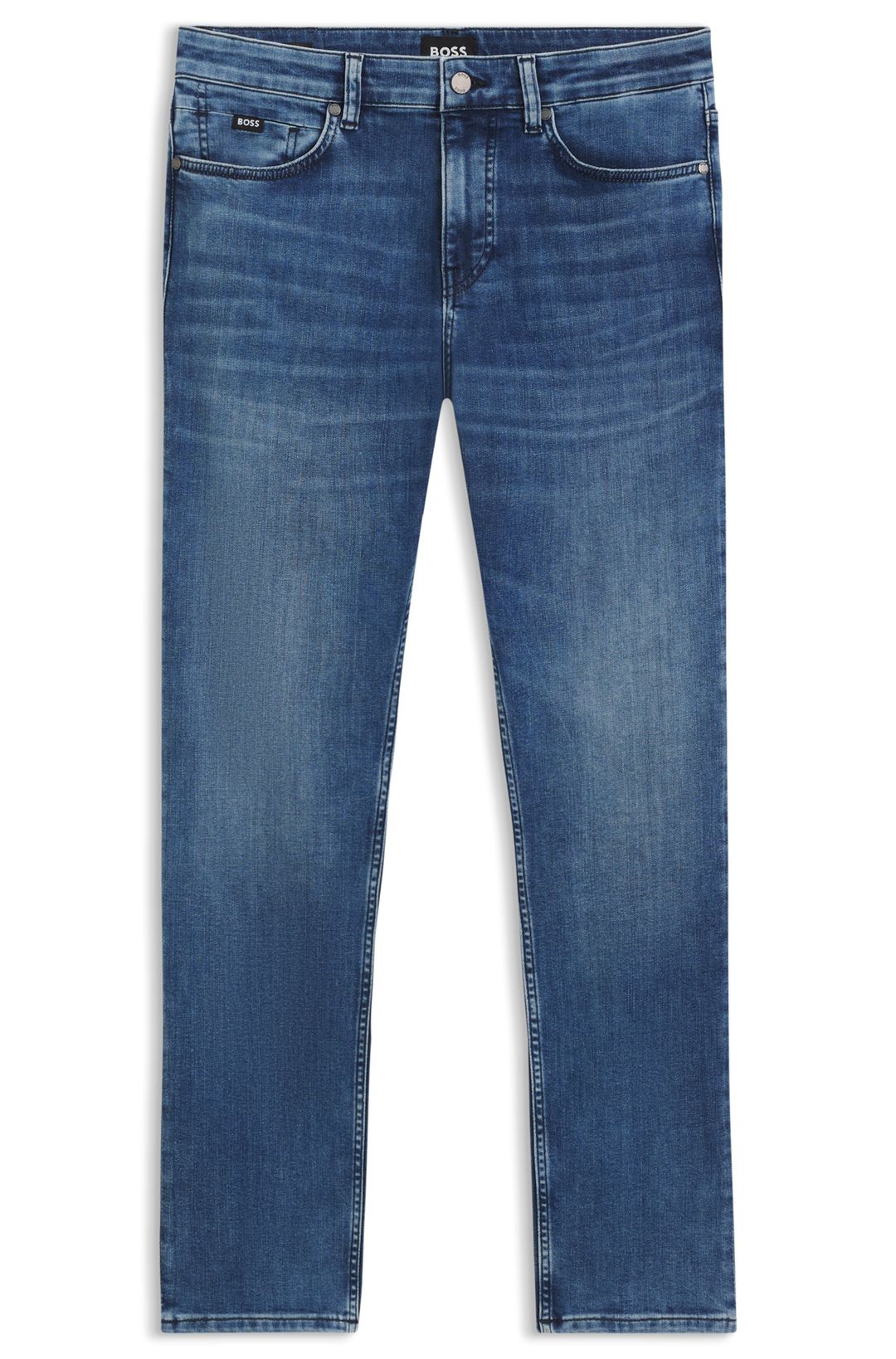 Džíny Delaware slim fit z šedého nemačkavého denimu