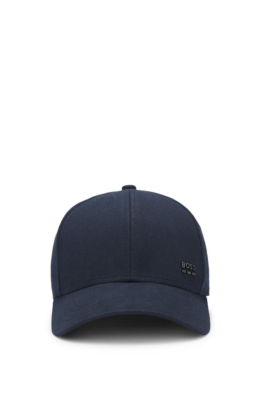 Bavlněná keprová čepice s charakteristickými pruhy - Dark Blue