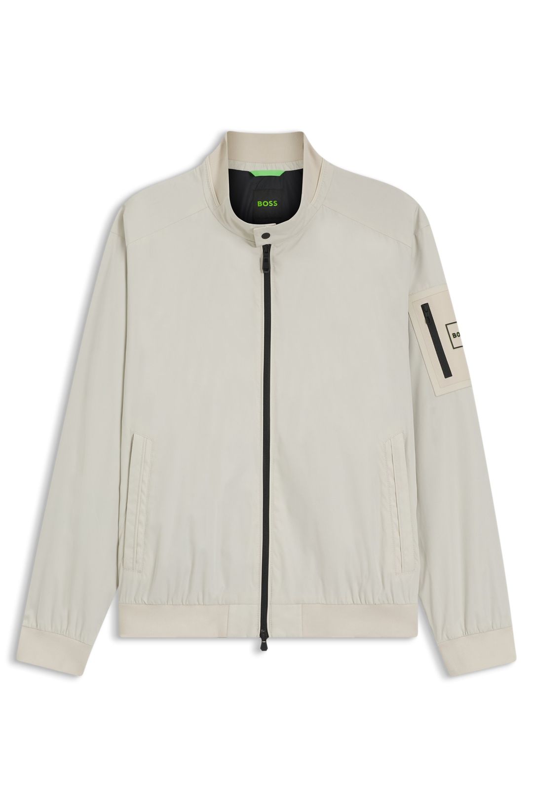 Voděodolná bunda bluzon s dvojitým lemováním - Light Beige
