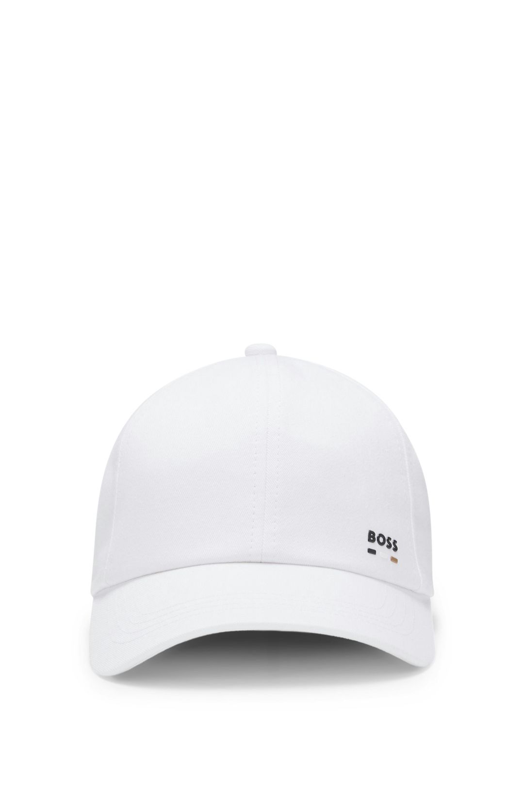 Měkká bavlněná keprová čepice s UV ochranou - White