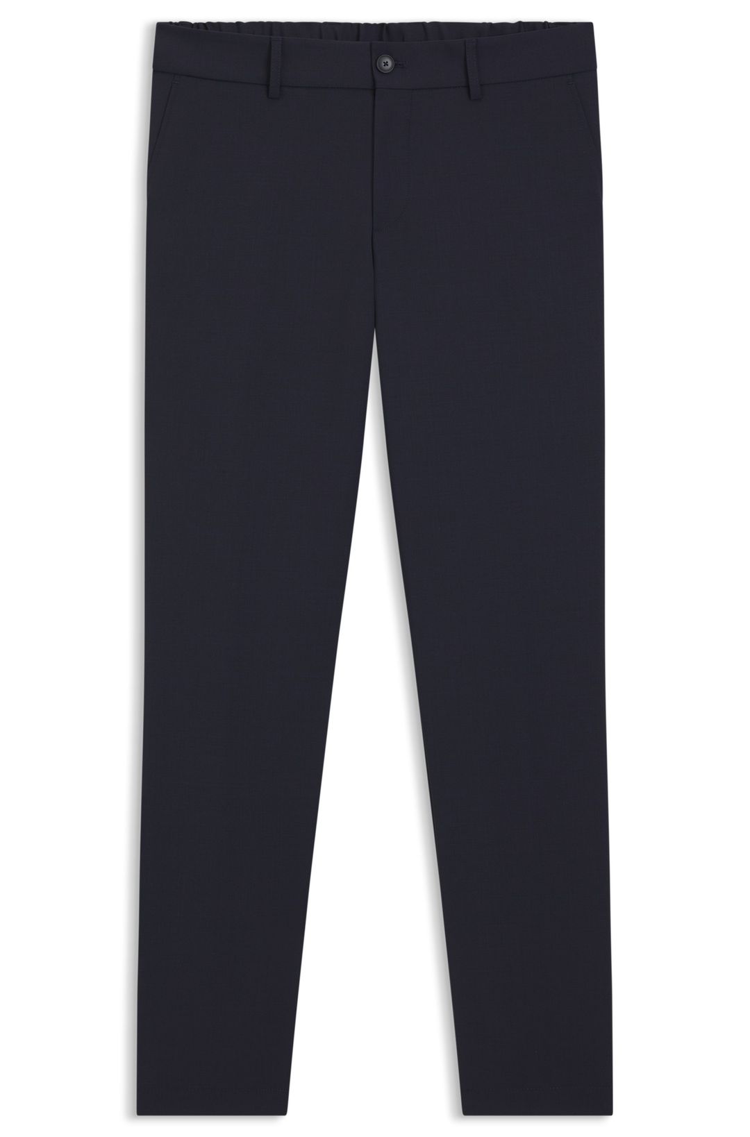 Kalhoty slim fit z pratelné vlněné směsi