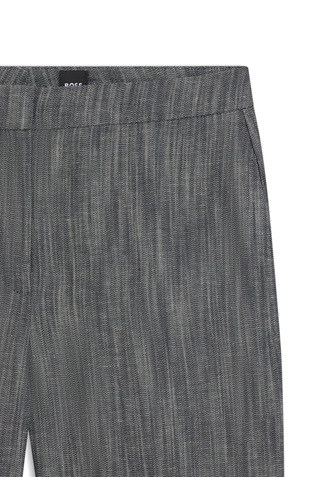 Kalhoty regular střihu z mělanžového denimu