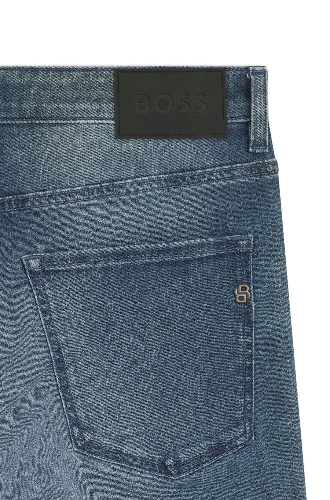 Džíny Delaware slim fit z lehkého modrého denimu - Bright Blue