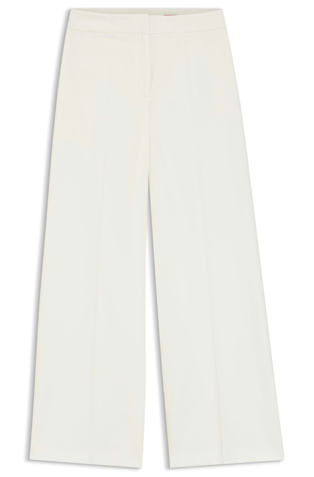 Široké kalhoty ze strečové látky - Open White