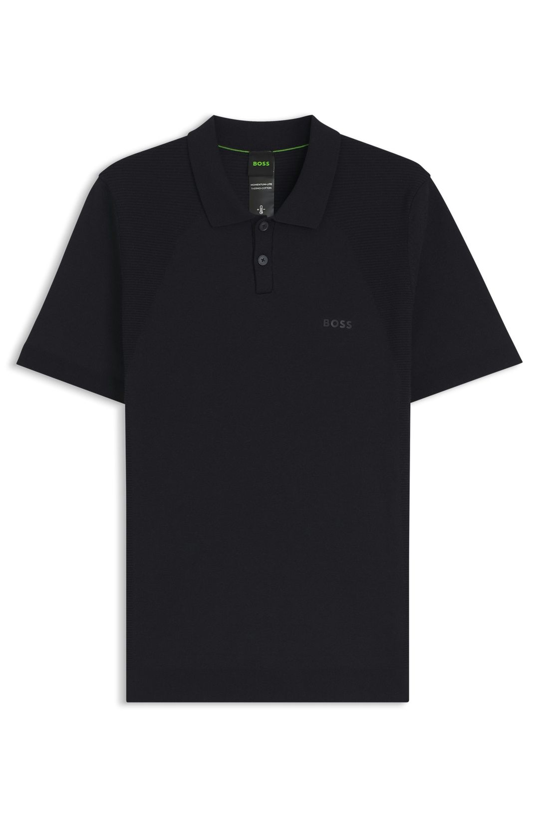 Polo tričko z bavlněné směsi s mapováním těla - Dark Blue