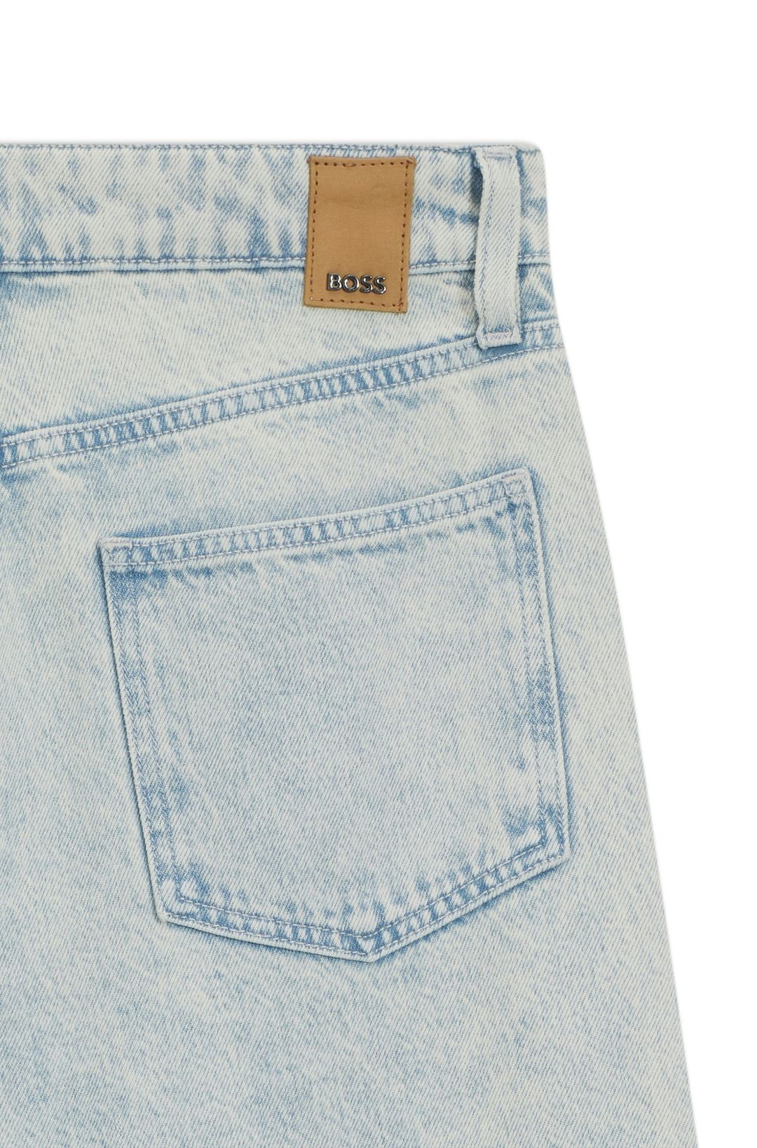 Džíny boyfriend fit z super měkkého světle modrého denimu - Open Blue