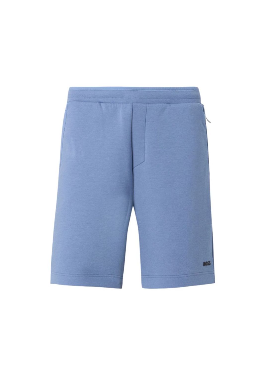 Šortky z bavlněné směsi s reflexní grafikou - Light/Pastel Blue
