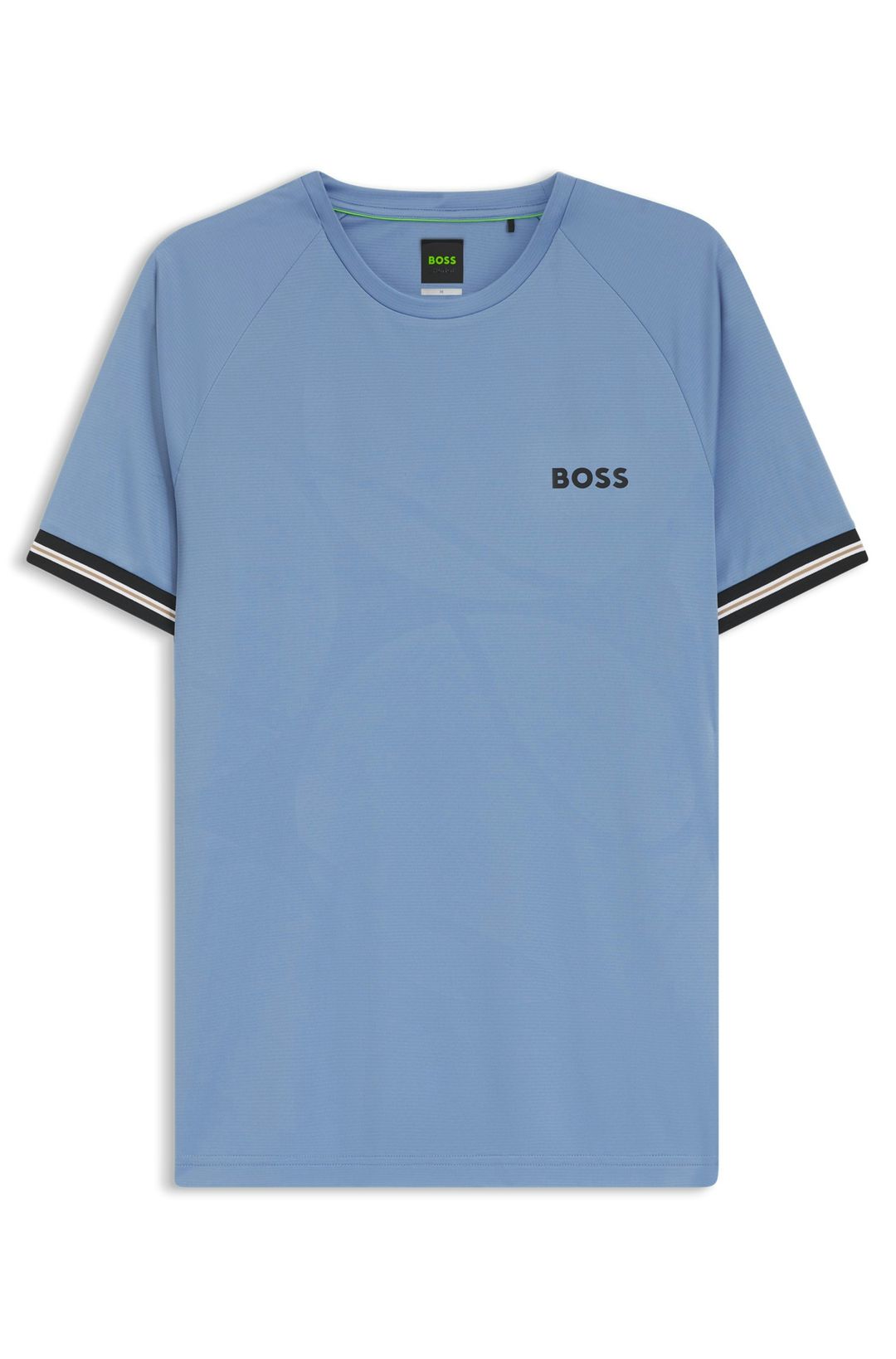Aktivní slim fit tričko s potiskem tenisového míčku - Light/Pastel Blue